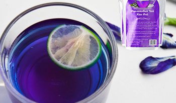 Фиолетовый чай Жан фей для уменьшения талии
