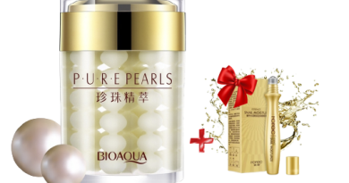 BioAqua Pure Pearls Увлажняющий крем для лица с натуральной жемчужной пудрой, отзывы